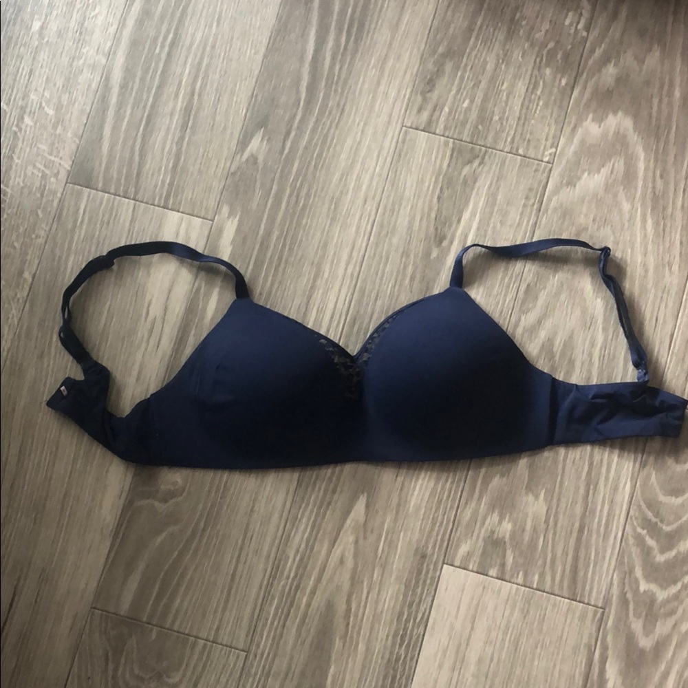 Elegant Navy Blue Women's Bra